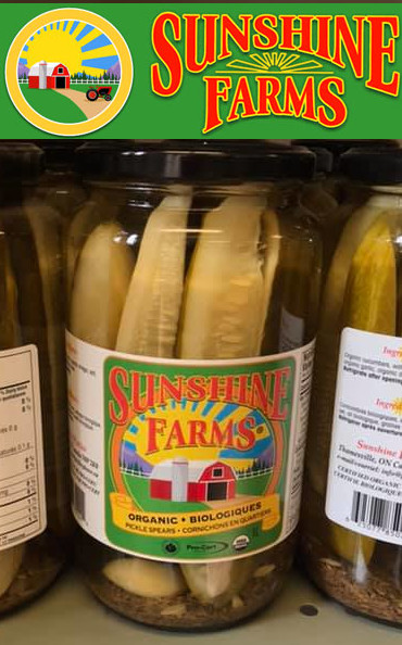Sunshine Farms Organic Pickle Spears